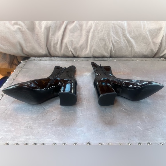 Steve Madden spellbound boot patent leather black 9.5 - Picture 2 of 3